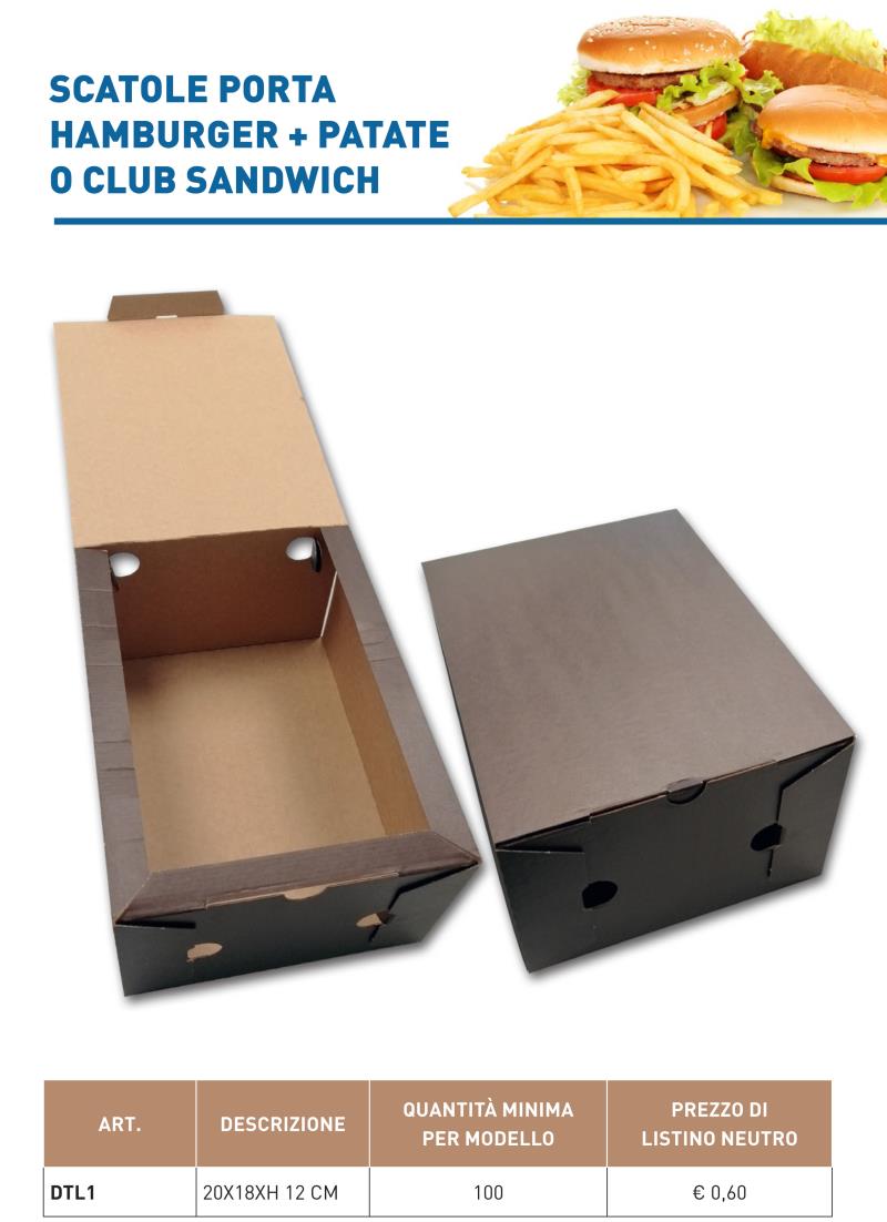 image Scatole per prodotti alimentari da asporto - Nuovo catalogo 2021 HOME DELIVERY (3417)