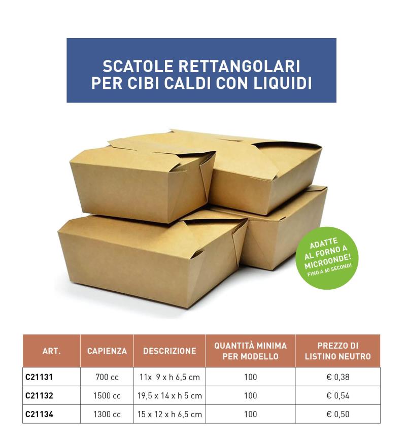 image HOME DELIVERY - Scatole per il confezionamento di pasti e prodotti alimentari da asporto (3411)