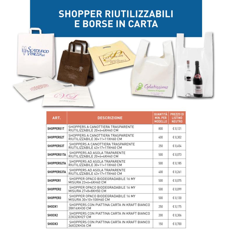 image Shoppers riutilizzabili e borse in carta (1415)