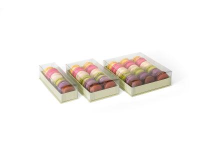 10 Scatole Porta Macaron In Carta Con Finestra Trasparente, Ecologiche, Per Biscotti E Dolci, Per Feste E Matrimoni